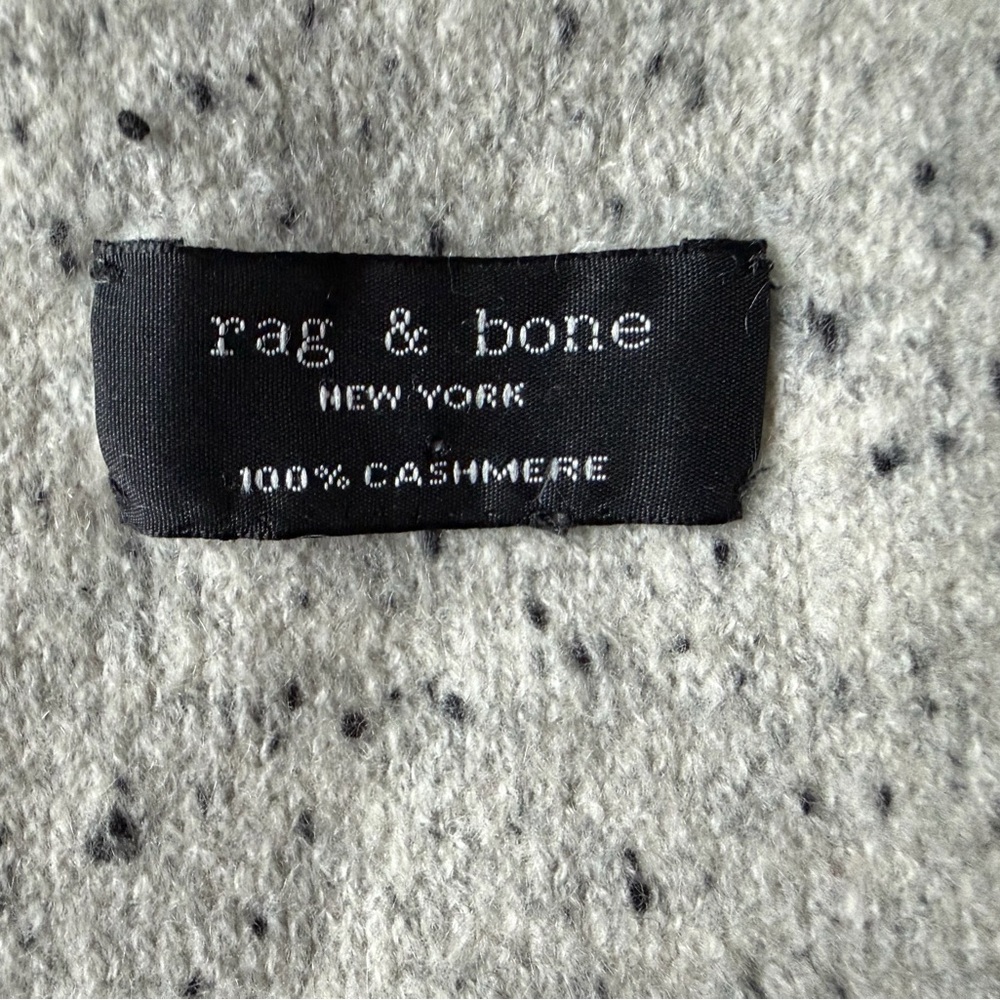 Rag & Bone Tamara Speckled Cashmere Scarf - Picture 3 of 5